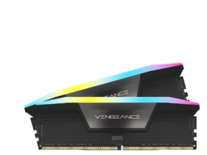 Memorie DDR Corsair „VENGEANCE” DDR5 64GB frecventa 5600 MHz, 32GB x 2 module, radiator, iluminare RGB, latenta CL40, „CMH64GX5M2B5600Z40K”