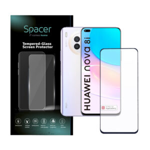 HUSA SMARTPHONE Spacer pentru Huawei Nova 8i, grosime 2mm, material flexibil silicon + interior cu microfibra, negru „SPPC-HU-N8i-SLK”