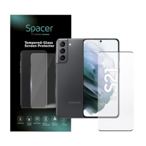 HUSA SMARTPHONE Spacer pentru Samsung Galaxy S21, grosime 1.5mm, material flexibil TPU, negru „SPPC-SM-GX-S21-TPU”