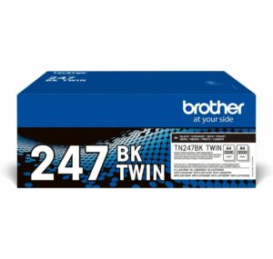 Dual-Pack Original Brother Black, TN247BKTWIN, pentru HL-L3210|L3270|DCP-L3510|L3550|MFC-L3730|L3770, 3K, incl.TV 0.8 RON, „TN247BKTWIN”