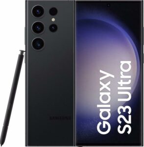 Samsung Galaxy S23 Ultra DS Phantom Black 5G/6.8″/OC/12GB/512GB/12MP/200MP+12MP+10MP+10MP/5000mAh + S Pen „SM-S918BZKHEUE” (include TV 0.5 lei)