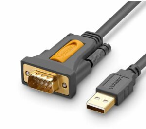 CABLU USB Ugreen adaptor, „CR104” USB 2.0 (T) la Serial DB9M (9-pin)(RS232)(T), 1.5m, negru, „20211” (include TV 0.18lei) – 6957303822119