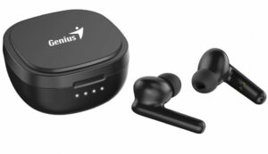 CASTI Genius, „HS-M910BT”, TWS, wireless, intraauriculare – butoni, pt smartphone, microfon pe casca, conectare prin Bluetooth 5.0, negru, USB-C, „31710023400”, (include TV 0.18lei)