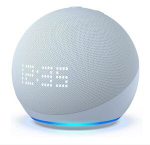 Amazon Echo Dot 5, Boxa cu ceas, Blue „B09B8RVKGW” (include TV 0.8lei)