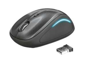 Trust Yvi FX Wireless Mouse – negru „TR-22333” (include TV 0.18lei)