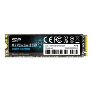 SSD SP A60 1TB PCIe Gen 3×4 M.2 2280 „SP001TBP34A60M28”