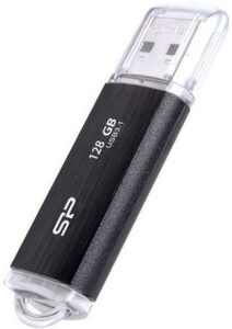USB Flash Drive SP, Blaze B02, 3.2, 128GB, Negru „SP128GBUF3B02V1K” (include TV 0.03 lei)