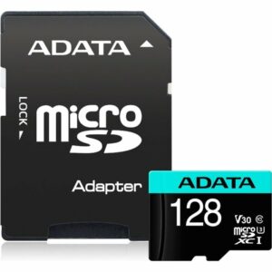 MEMORY MICRO SDXC 128GB W/AD./AUSDX128GUI3V30SA2-RA1 ADATA AUSDX128GUI3V30SA2-RA1 (include TV 0.03 lei)