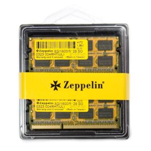 SODIMM Zeppelin, DDR3/1600 16GB (kit 2 x 8GB), low voltage, retail „ZE-SD3-16G1600V1.35-KIT”