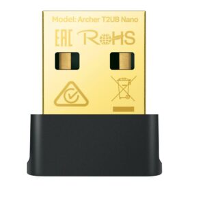 ADAPTOR RETEA TP-LINK AC600, extern wireless 2.4 GHz | 5 GHz si Bluetooth 4.2, USB 2.0, port, 600 Mbps, antena interna x 1, „Archer T2UB Nano” (include TV 0.18lei)
