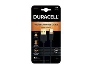 Cablu Duracell USB-A to USB-C 1mBlack „USB6061A”