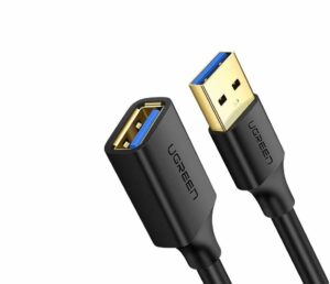 CABLU USB Ugreen prelungitor, „US129” USB (T) to USB (M), 5m, negru, „90722” (include TV 0.18lei) – 6957303897223
