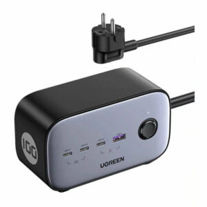 INCARCATOR retea Ugreen, „CD270”, 100W, 1 x USB, 3 x USB Type-C, 1.8m, ABS+PC, gri, „60167”