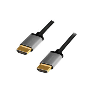 CABLU video Logilink, HDMI (T) la HDMI(T), rezolutie maxima 4K UHD (3840 x 2160) la 60 Hz, conectori auriti, 5m, negru, „CH0013” (include TV 0.06 lei)