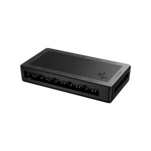 VENTILATOR DeepCool „SC700” FUN HUB DEEPCOOl 12 port 3 pin RGB, control PWM , „R-SC700-BKNSNN-G”