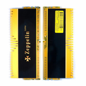 Memorie DDR Zeppelin DDR4 Gaming 16GB frecventa 2400 Mhz (kit 2x 8GB) dual channel kit, radiator, (retail) „ZE-DDR4-16G2400-RD-GM-KIT”