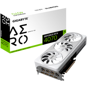 GIGABYTE Video Card NVIDIA GeForce RTX 4070 AERO OC 12GB, GDDR6X 12GB/192bit, PCI-E 4.0, 1x HDMI, 3x DP, Retail „GV-N4070AERO OC-12GD”
