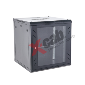 Cabinet metalic de perete 19xxxxxx, tip rack wallmount, 18U 600×600 mm, Xcab S Negru „Xcab-18U60S.9004”