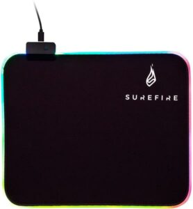 MOUSE PAD GAMING SUREFIRE SILENT FLIGHT RGB-320 BK „48812” (include TV 0.18lei)