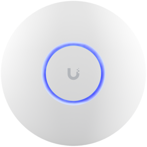 Ubiquiti U6+ access point. WiFi 6 model with throughput rate of 573.5 Mbps at 2.4 GHz and 2402 Mbps at 5 GHz. No POE injector included. UI recommends U-POE-AF or POE switch „U6-PLUS” (timbru verde 0.8 lei)