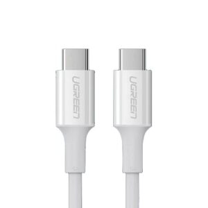 CABLU alimentare si date Ugreen, „US300”, Fast Charging Data Cable pt. smartphone,USB la USB Type-C, 5A, 1m, alb „60551” (include TV 0.06 lei) – 6957303865512