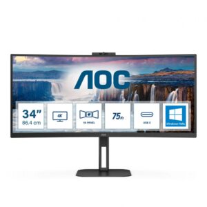 MONITOR 34″ AOC CU34V5CW/BK „CU34V5CW/BK” (timbru verde 7 lei)