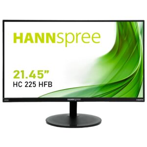 Hannspree, HC225HFB, Monitor, TFT LED 21.45″ Wide, 1920×1080, 300cd/m? 5 ms, 3000 : 1, HDMI & VGA, 2W x 2, Black „HC225HFB” (timbru verde 7 lei)