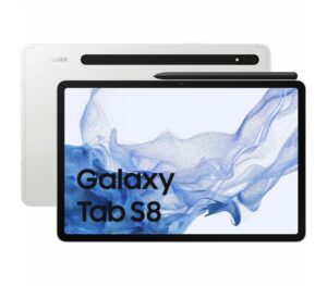 Samsung Galaxy Tab S8+ Silver 5G/12.4/OC/8GB/128GB/12MP/13MP+6MP/10090mAh „SM-X806BZSAEUE” (include TV 0.8lei)