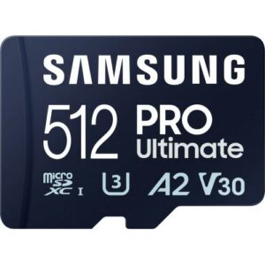 MEMORII. SD CARD Samsung SAMSUNG Pro Ultimate MicroSD 512GB,MB-MY512SA/WW