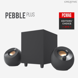 CREATIVE PEBBLE PLUS 2.1 USB Speakers – black „51MF0480AA000” (timbru verde 11.00 lei)