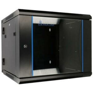 EXTRALINK 6U 600X600 AZH wall-mounted rackmount cabinet swing type black „EX.12929”