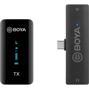 Boya Digital True-Wireless Microphone, USB Type-C Mobiles (2.4 GHz) „BY-XM6-S5” (timbru verde 0.18 lei)