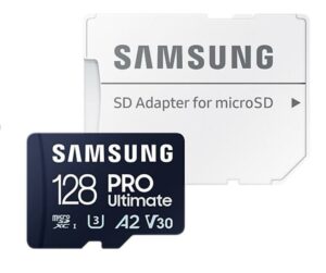 MEMORII. SD CARD Samsung Pro Ultimate MicroSD 128GB MB-MY128SA/WW (timbru verde 0.03 lei)
