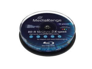 MediaRange BD-R DL 50GB 6x Cake10 PRINTABLE „MR509”