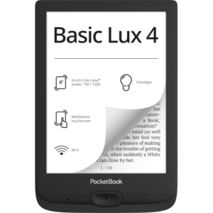 eREADER PocketBook Basic Lux 4 Ink Black „PB618-P-WW” (timbru verde 0.80 lei)