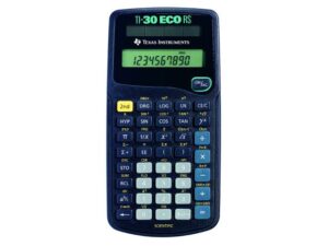 CALCULATOR de BIROU Texas Instruments TI-30RS eco, 10 digiti „TI000881” (timbru verde 0.18 lei)