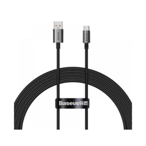 CABLU alimentare si date Baseus Superior, Fast Charging Data Cable pt. smartphone, USB la USB Type-C 100W, 1.5m, negru „P10320102114-01” (timbru verde 0.08 lei) – 6932172631956