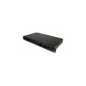 CABLU fibra optica Emtex Patch panel FO cu sina glisanta 24 porturi LC quad / SC duplex, 1U, caseta sudura 24, tub termo, accesorii prindere, neechipat, negru – EMTEX „PS24SCD-RF-VK”