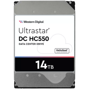 HDD WD – server HGST Ultrastar 14TB DC HC550, 3.5″”, 512MB, 7200 RPM, SATA, 512E SE, SKU: 0F38581 „WUH721814ALE6L4”