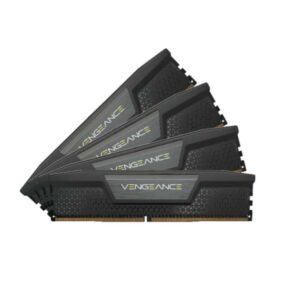 SODIMM Corsair VENGEANCE DDR5 64GB (4x16GB) DDR5 6400 (PC5-51200) C32 1.4V Intel XMP – Negru „CMK64GX5M4B6400C32”
