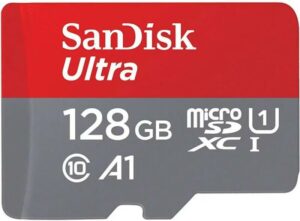 MEMORII. SD CARD Sandisk MICROSDXC 128GB CL10 SDSQUAB-128G-GN6MA, „SDSQUAB-128G-GN6MA” (timbru verde 0.03 lei)
