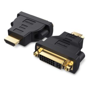 Adaptor video Vention, HDMI(T) la DVI-I (M) (24+5) dual link, rezolutie maxima 1080p la 60 Hz, conectori auriti, dublu sens, invelis PVC, negru, „ECCB0” (timbru verde 0.18lei) – 6922794737952