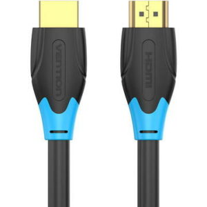 Cablu video Vention, HDMI(T) la HDMI(T), 5m, rezolutie maxima 4K la 60Hz, conectori auriti, cupru, invelis PVC, negru, „AACBJ” (timbru verde 0.80lei) – 6922794732681