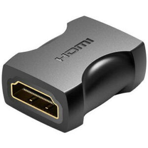 Conector video Vention, HDMI(M) la HDMI(M), rezolutie maxima 4K la 60Hz, conectori auriti, cupla, invelis PVC, negru, „AIRB0” (timbru verde 0.03lei) – 6922794747951