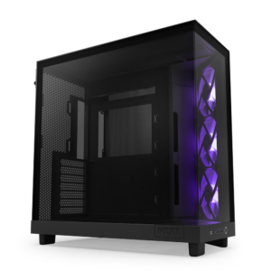 CARCASE NZXT H6 Flow RGB, Compact Dual-chamber, MiddleTower, Negru „CC-H61FB-R1 ” (timbru verde 0.08 lei)