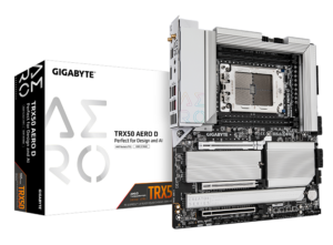 PLACI de BAZA Gigabyte TRX50 AERO D sTR5 4xDDR5, 3x PCIE x16, 4x M.2, 8x SATA 6gb/s, E-ATX „TRX50 AERO D”