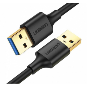 CABLU USB Ugreen pt. PC sau alte device-uri, „US128” USB 3.0 (T) la USB 3.0 (T), 2m, negru, „10371” (timbru verde 0.08 lei) – 6957303813711