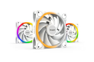 VENTILATOR be quiet! LIGHT WINGS White 120mm PWM high-speed Triple-Pack, „BL101”