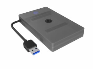 RACK HDD Icy Box SATA III 2.5″ la 1x USB 3.2 Gen 1 Type-A , carcasa HDD inclusa, plastic, antracit, „IB-AC603B-U3”