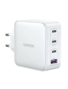 INCARCATOR retea Ugreen, „CD226” Quick Charge, 100W GaN, 3 x USB Type-C 5V/3A, 1 x USB, alb „15337”